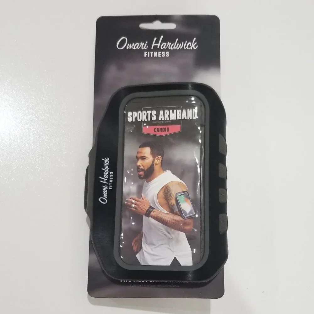 Omari Hardwick - Cardio Sports Armband - Black and Grey